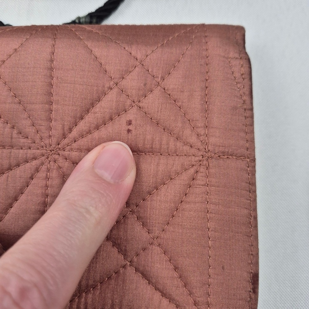 Vtg Clutch Purse Lot 9pc Beaded Eelskin Look Brocade Travel Cosmetic Retro Mix‎ - Picture 11 of 12
